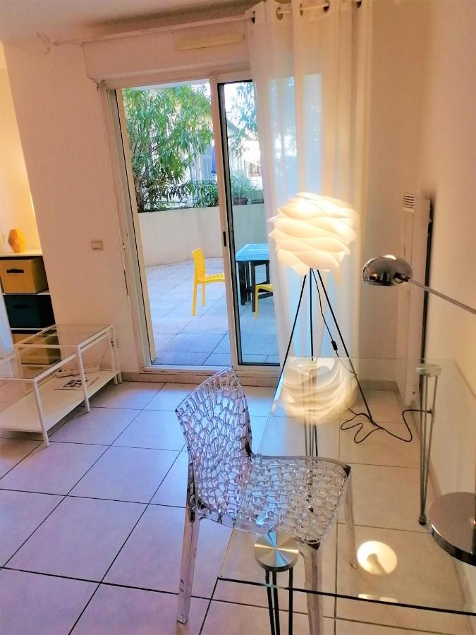 Studio Neuf 25 M2, Terrasse 35 M2 Proche Port Nice, Centre Ville Exterior foto